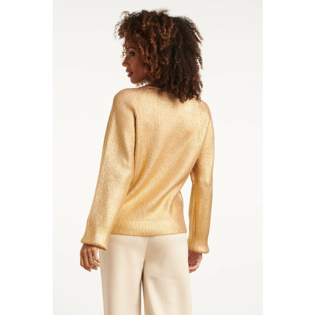 Smashed Lemon Gebreide gelakt damestop | 8720331370642 large