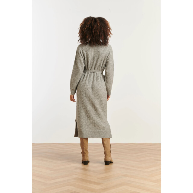 Smashed Lemon Damesgebreide maxi jurk | 25510-925-M large Smashed Lemon Damesgebreide maxi jurk | 25510-925-M large