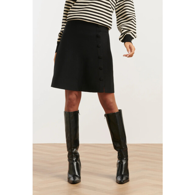 Smashed Lemon Damesgeknoopt gebreide rok | 8720331368014 large