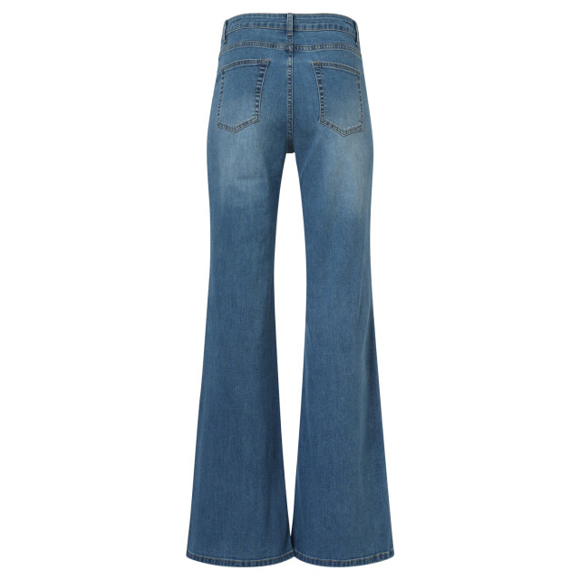 Smashed Lemon Mediumblauwe flared jeans | 25629-825-4XL large