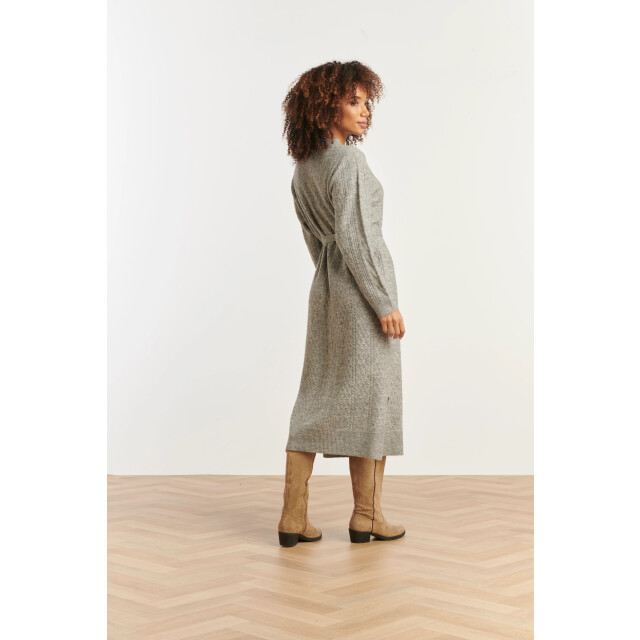 Smashed Lemon Damesgebreide maxi jurk | 25510-925-M large Smashed Lemon Damesgebreide maxi jurk | 25510-925-M large
