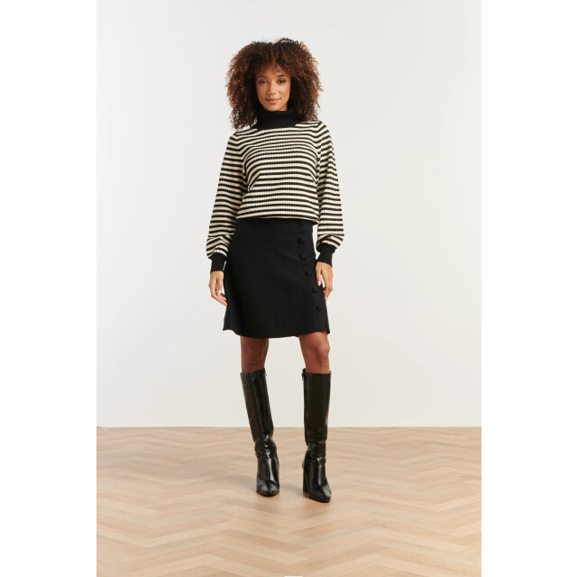 Smashed Lemon Damesgeknoopt gebreide rok | 8720331368014 large