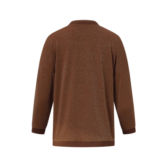 Smashed Lemon Damesmet lurex losvallende top | 8720331388388 large