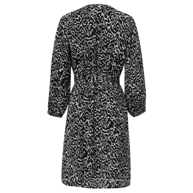 Smashed Lemon Elegante zwart en wit abstracte jurk | 25712-010-999 large Smashed Lemon Elegante zwart en wit abstracte jurk | 25712-010-999 large