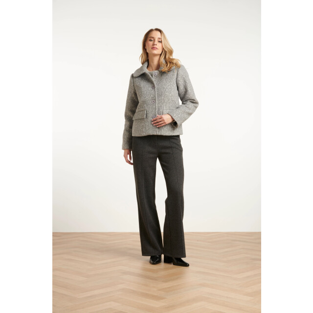 Smashed Lemon Bouclé jas met kraag | 8720331374169 large