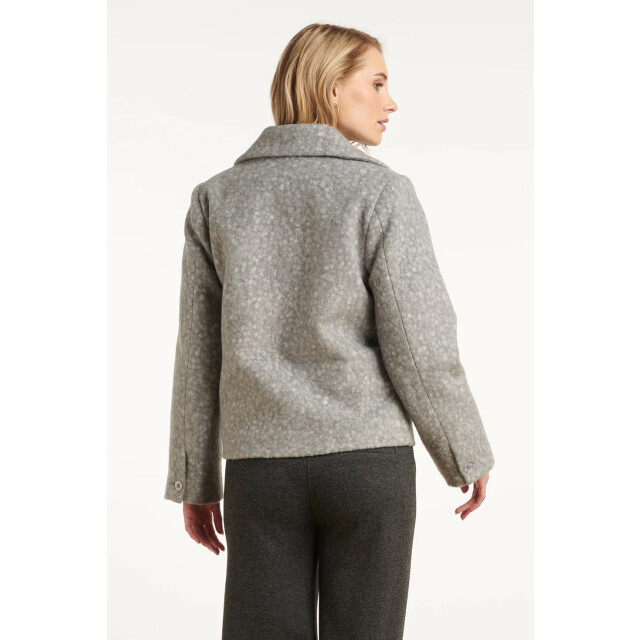 Smashed Lemon Bouclé jas met kraag | 8720331374169 large