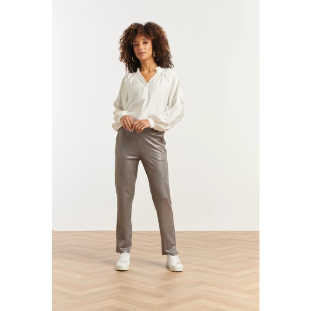 Smashed Lemon Damestop met lange mouwen hartborduursel | 8720331380016 large