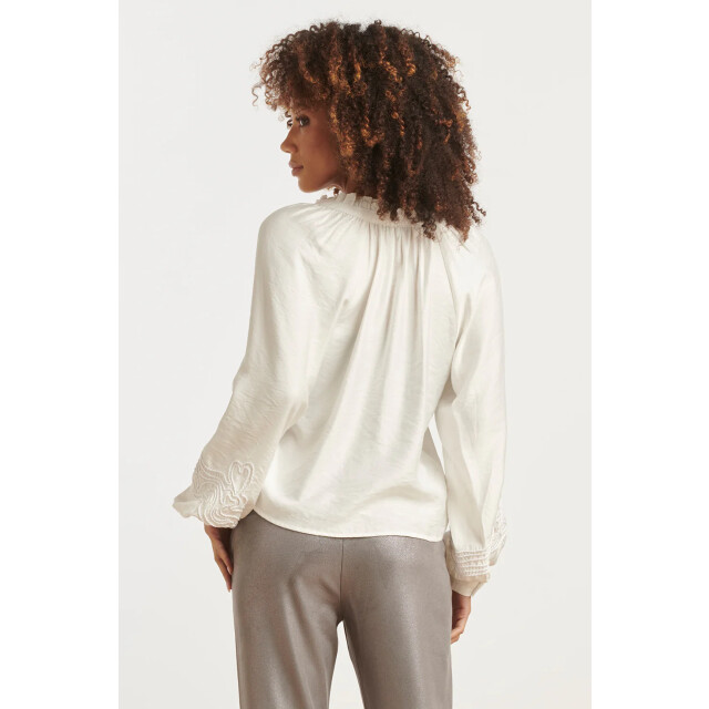 Smashed Lemon Damestop met lange mouwen hartborduursel | 8720331380016 large