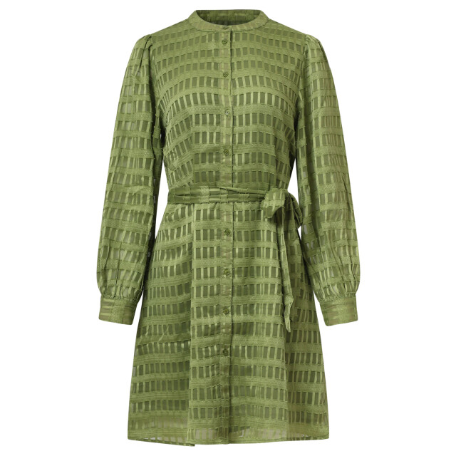 Smashed Lemon Dameskorte jurk met structuur | 8720331390718 large