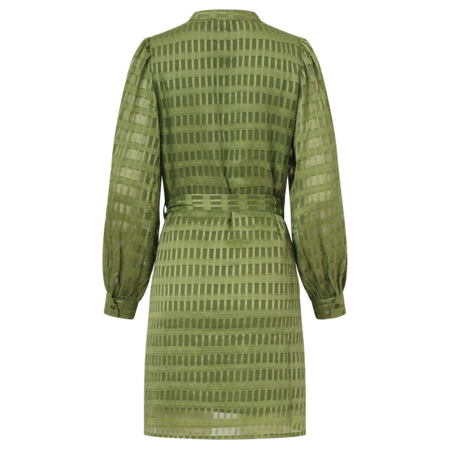 Smashed Lemon Dameskorte jurk met structuur | 8720331390718 large