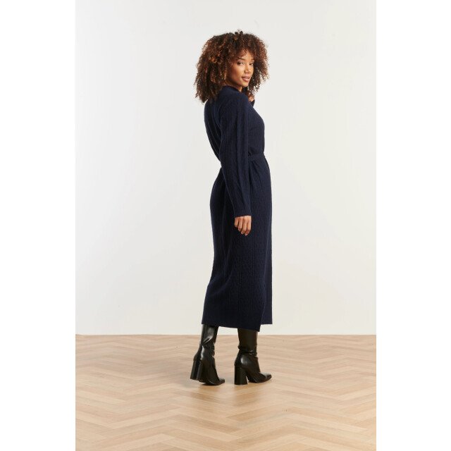 Smashed Lemon Damesgebreide maxi jurk | 25510-675-4XL large Smashed Lemon Damesgebreide maxi jurk | 25510-675-4XL large