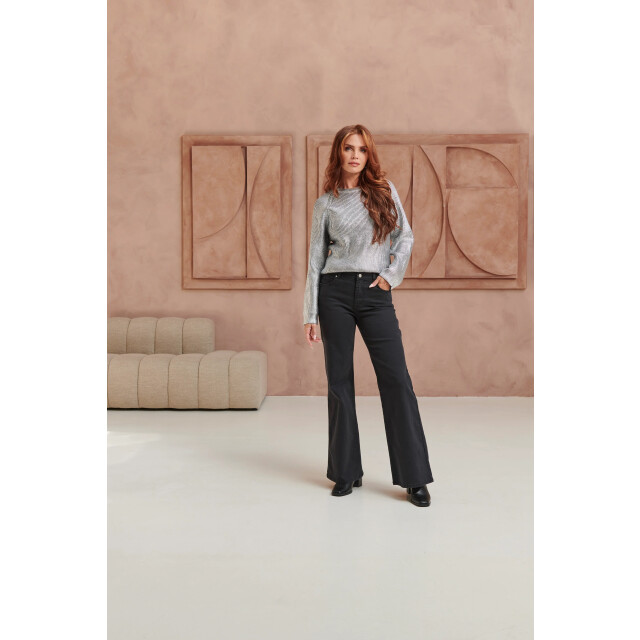 Smashed Lemon Mediumblauwe flared jeans | 8720331382973 large