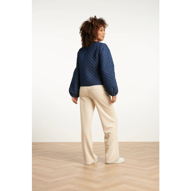 Smashed Lemon Jeansjack van donkerblauw denim | 25699-880-4XL large