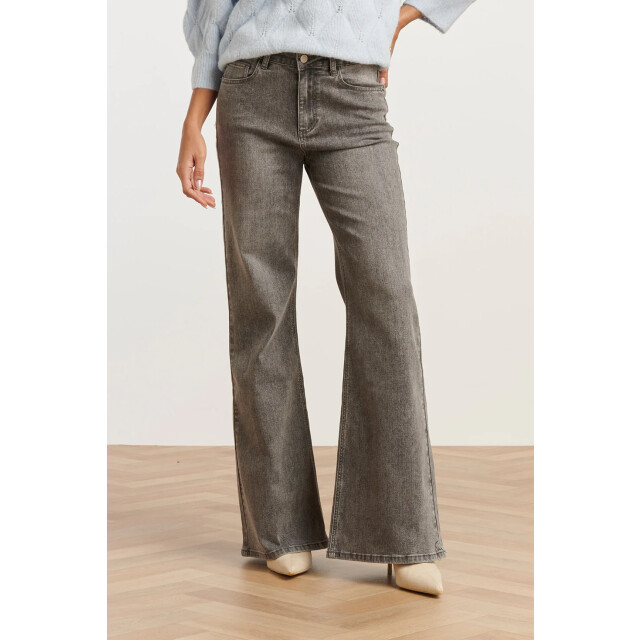 Smashed Lemon Mediumblauwe flared jeans | 8720331382805 large