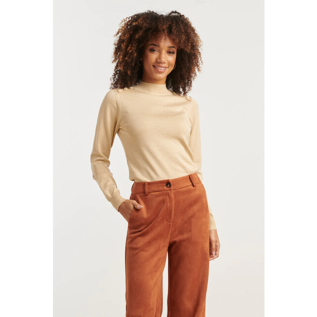 Smashed Lemon Damesgebreide top met lurex | 8720331367611 large