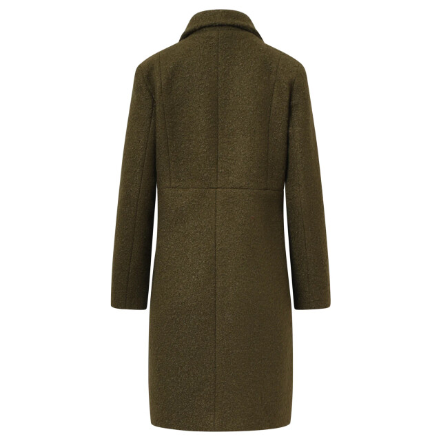 Smashed Lemon Bouclé jas met parelmoerknopen | 8720331374510 large