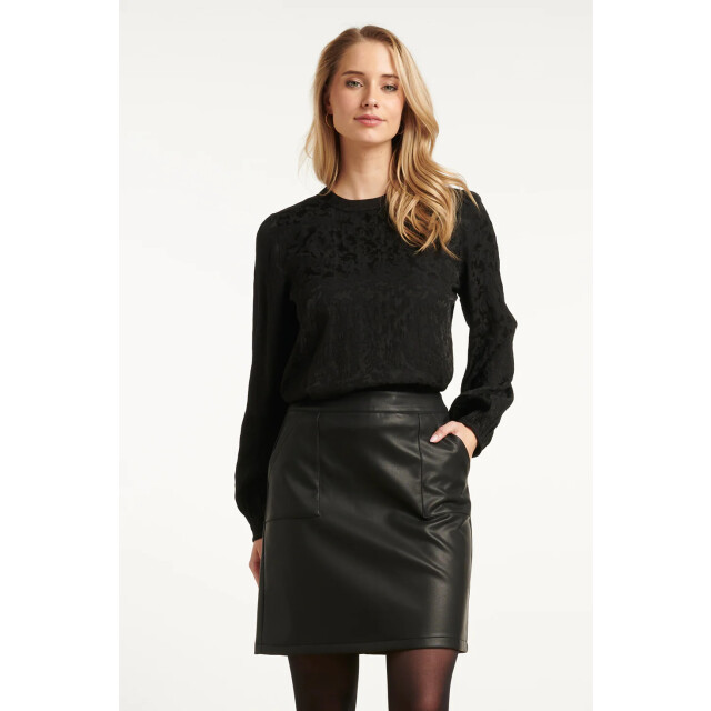 Smashed Lemon Zwarte jacquard top | 8720331391517 large