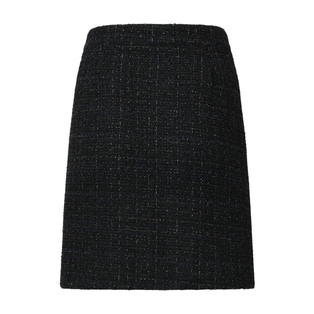 Smashed Lemon Uitlopende damesrok met ruittextuur in | 8720331378884 large