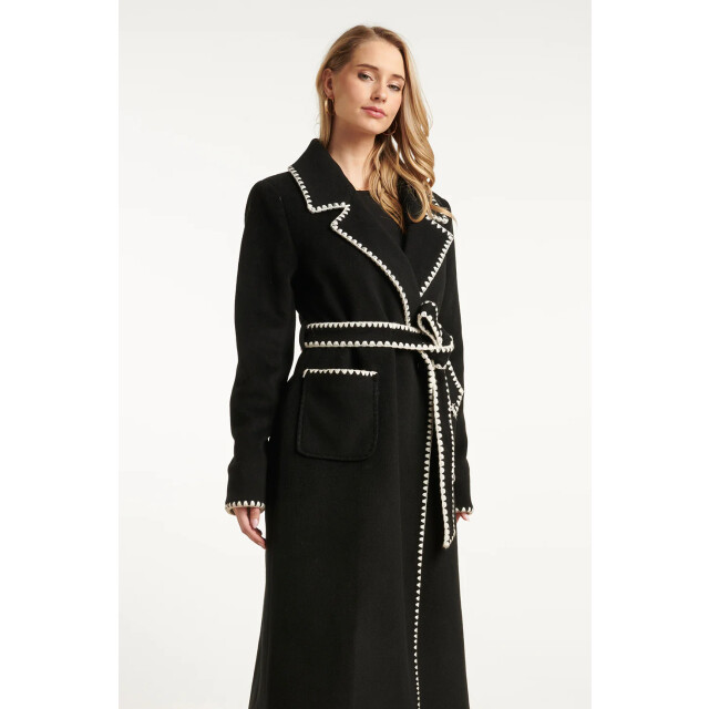 Smashed Lemon Lange jas met contraststiksel | 8720331373445 large