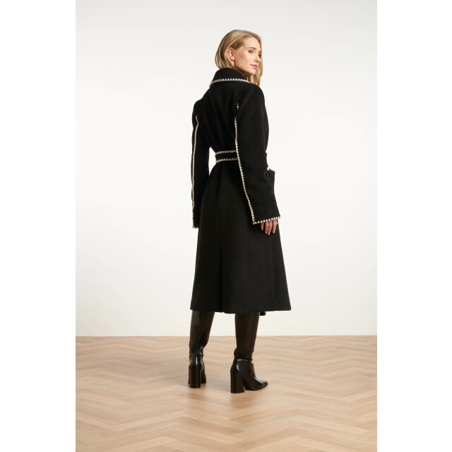 Smashed Lemon Lange jas met contraststiksel | 8720331373445 large