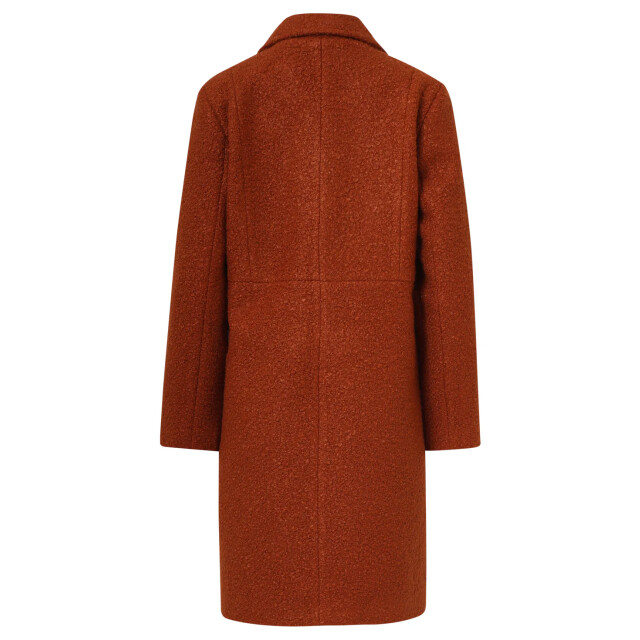 Smashed Lemon Bouclé jas met parelmoerknopen | 8720331374640 large