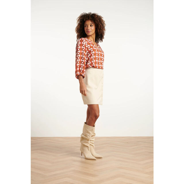 Smashed Lemon Damessuède rok | 8720331381044 large