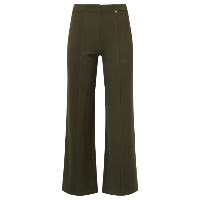 Smashed Lemon Damesstretch charcoal broek met wijde pijpen | 25636-550-S large Smashed Lemon Damesstretch charcoal broek met wijde pijpen | 25636-550-S large