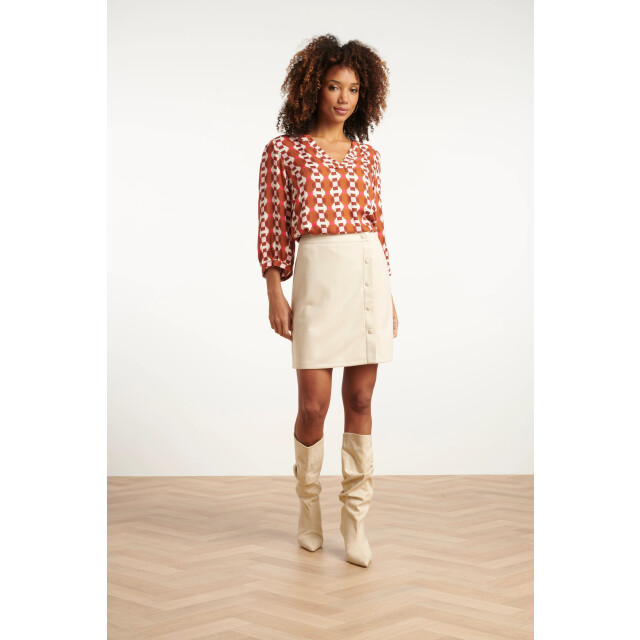 Smashed Lemon Damessuède rok | 8720331381044 large