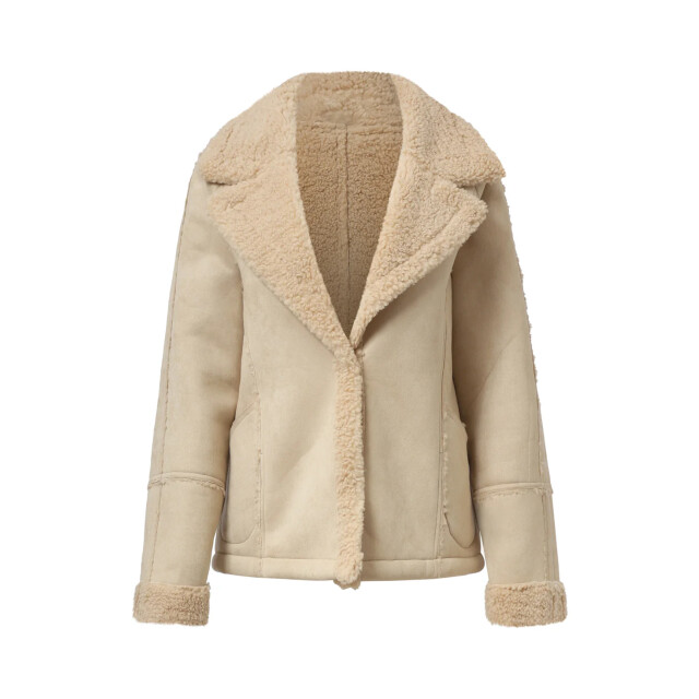 Smashed Lemon Korte lammy jas met reverskraag | 8720331374244 large