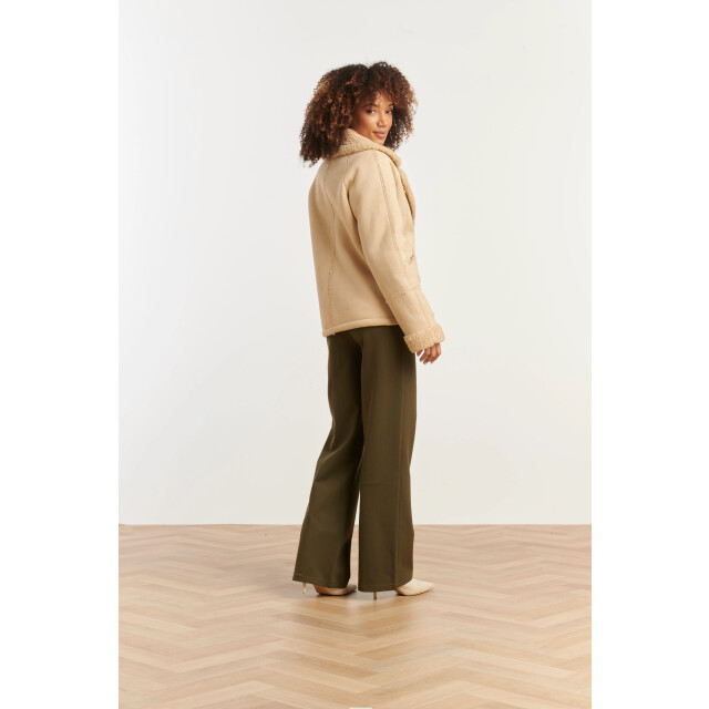 Smashed Lemon Korte lammy jas met reverskraag | 8720331374244 large