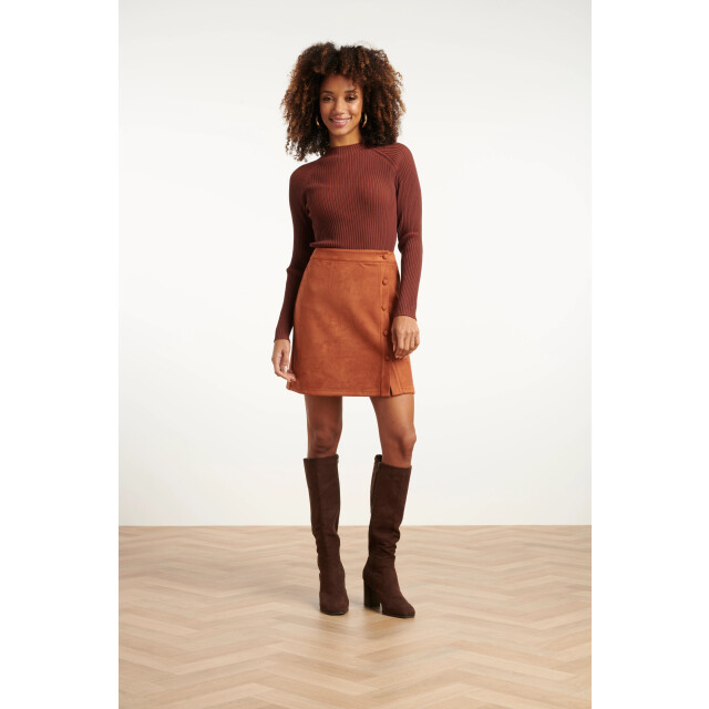 Smashed Lemon Damessuède rok | 8720331381129 large