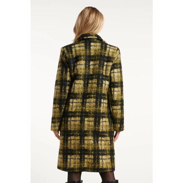 Smashed Lemon Bouclé ruitjesjas | 8720331373094 large