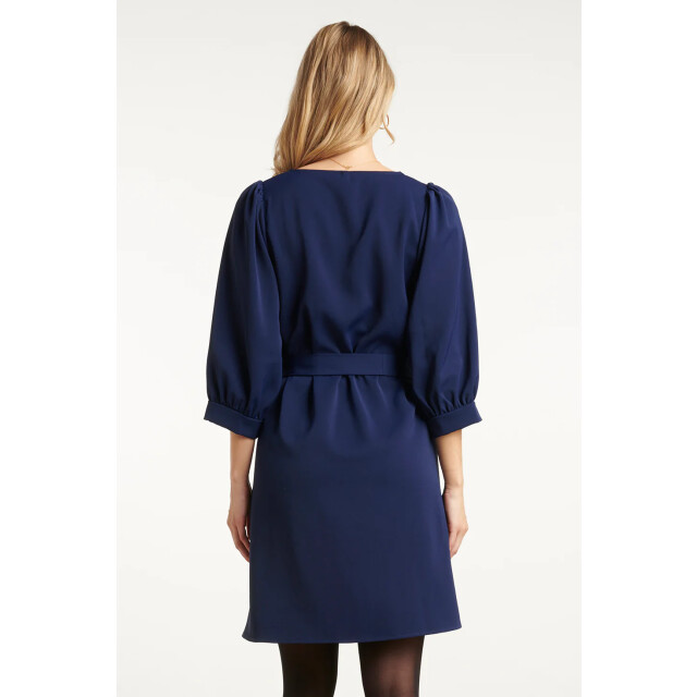 Smashed Lemon Damesmarineblauwe korte jurk | 25634-675-4XL large Smashed Lemon Damesmarineblauwe korte jurk | 25634-675-4XL large