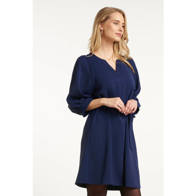 Smashed Lemon Damesmarineblauwe korte jurk | 25634-675-4XL large Smashed Lemon Damesmarineblauwe korte jurk | 25634-675-4XL large