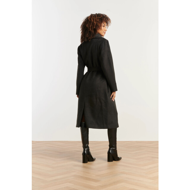 Smashed Lemon Lange uni jas met ceintuur | 8720331374961 large