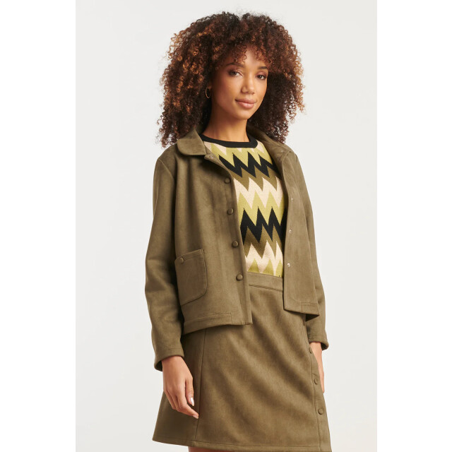 Smashed Lemon Suède jasje | 25618-550-XL large