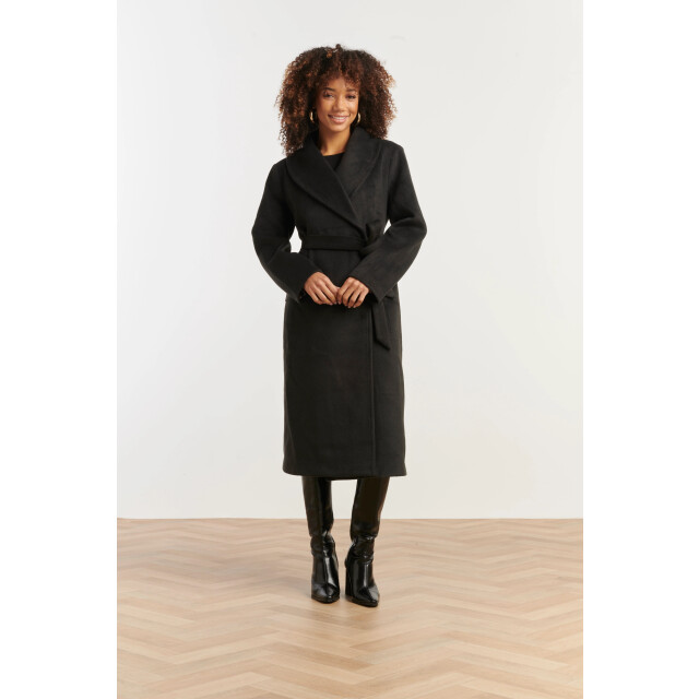 Smashed Lemon Lange uni jas met ceintuur | 8720331374961 large