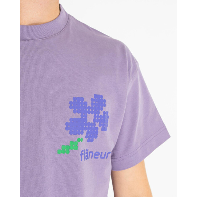 Flaneur Homme Heren pixel flower t-shirt FTSH018-650 large