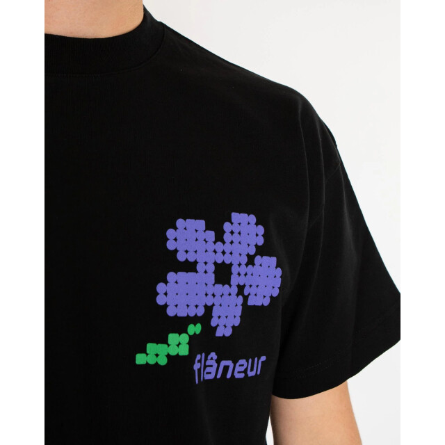 Flaneur Homme Heren pixel flower t-shirt FTSH018-999 large