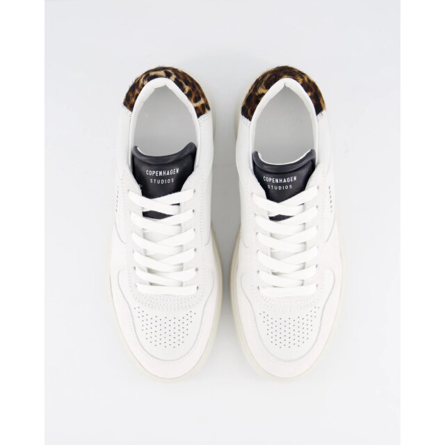 Copenhagen Dames cph75 sneaker white/leopard CPH75-White/leo large