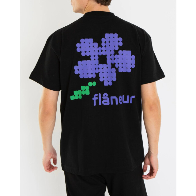 Flaneur Homme Heren pixel flower t-shirt FTSH018-999 large
