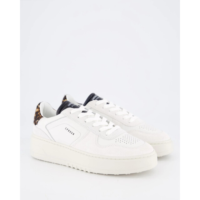 Copenhagen Dames cph75 sneaker white/leopard CPH75-White/leo large