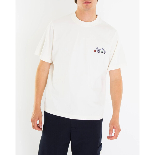 Bram's Fruit Heren flora t-shirt 1003-White large