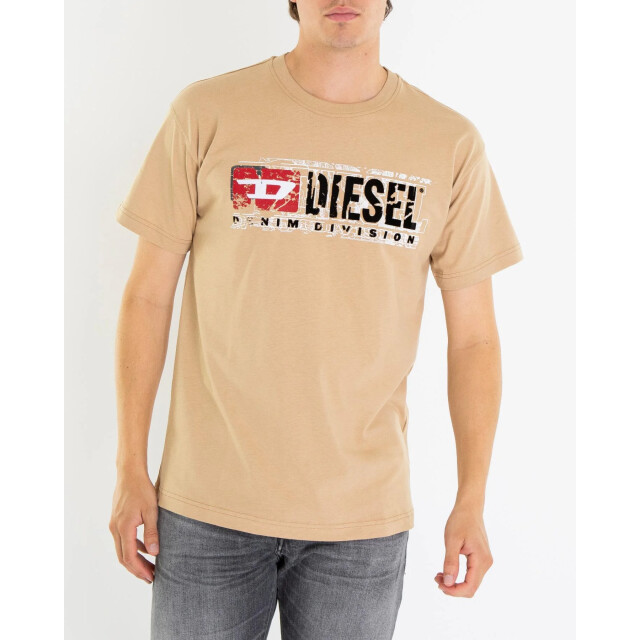 Diesel Heren t-norm-t6 t-shirt A19436-0PLAT-7CS large