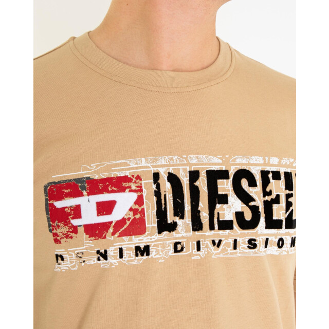 Diesel Heren t-norm-t6 t-shirt A19436-0PLAT-7CS large