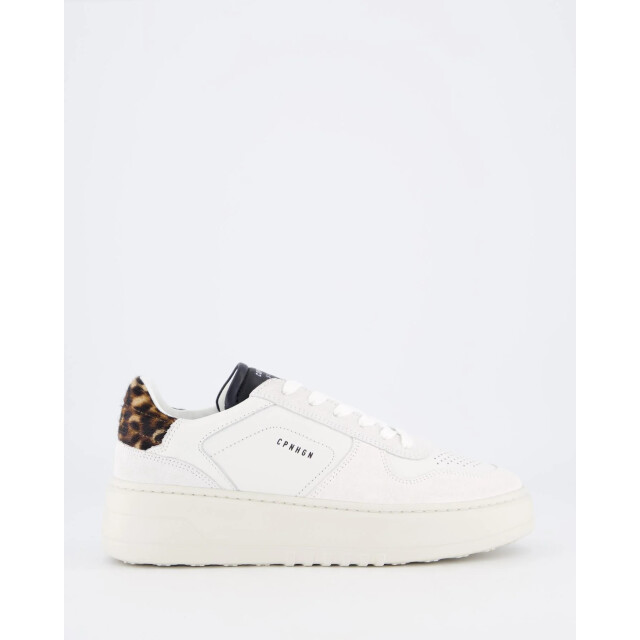 Copenhagen Dames cph75 sneaker white/leopard CPH75-White/leo large