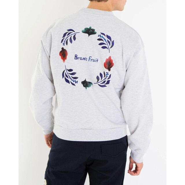 Bram's Fruit Heren flora sweater 691-Grey large