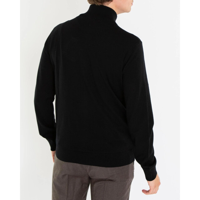 Pal Zileri Heren knitted cardigan 9B3M0M333E-Black large