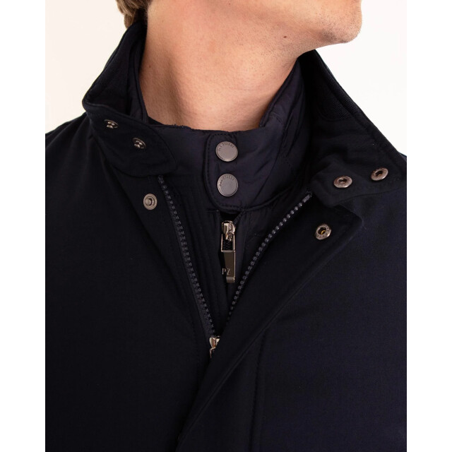 Pal Zileri Heren field jacket 9B36SG134-Navy large