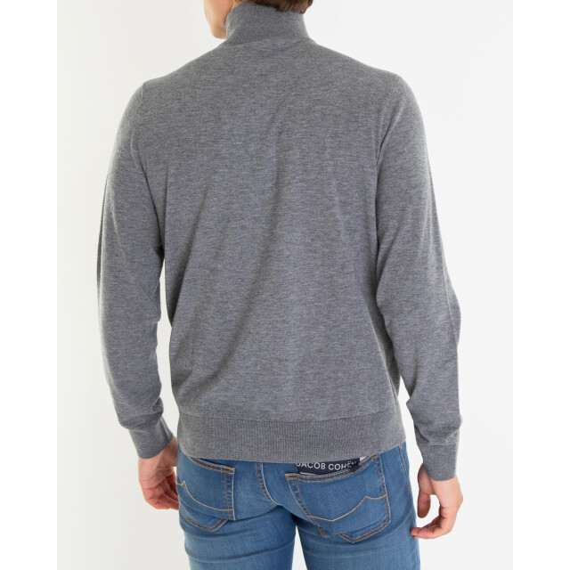 Pal Zileri Heren knitwear pull 9B3M0M342-Grijs large